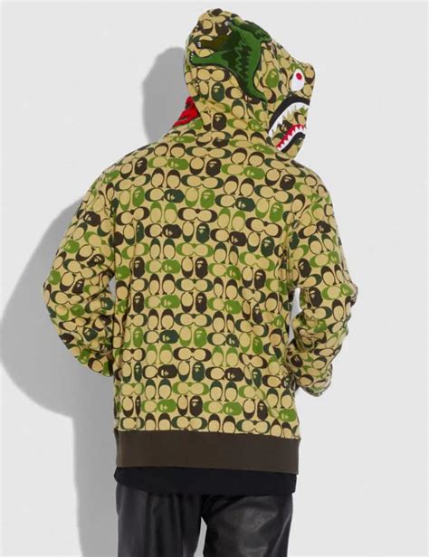 coach bape hoodie